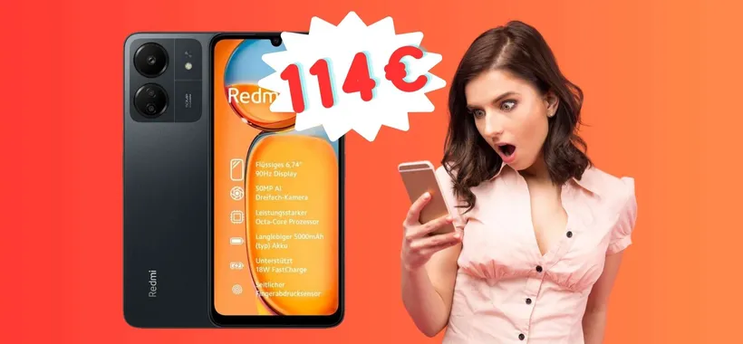 Xiaomi Redmi 13C da 256GB a 64€ in MENO su eBay, super OFFERTA