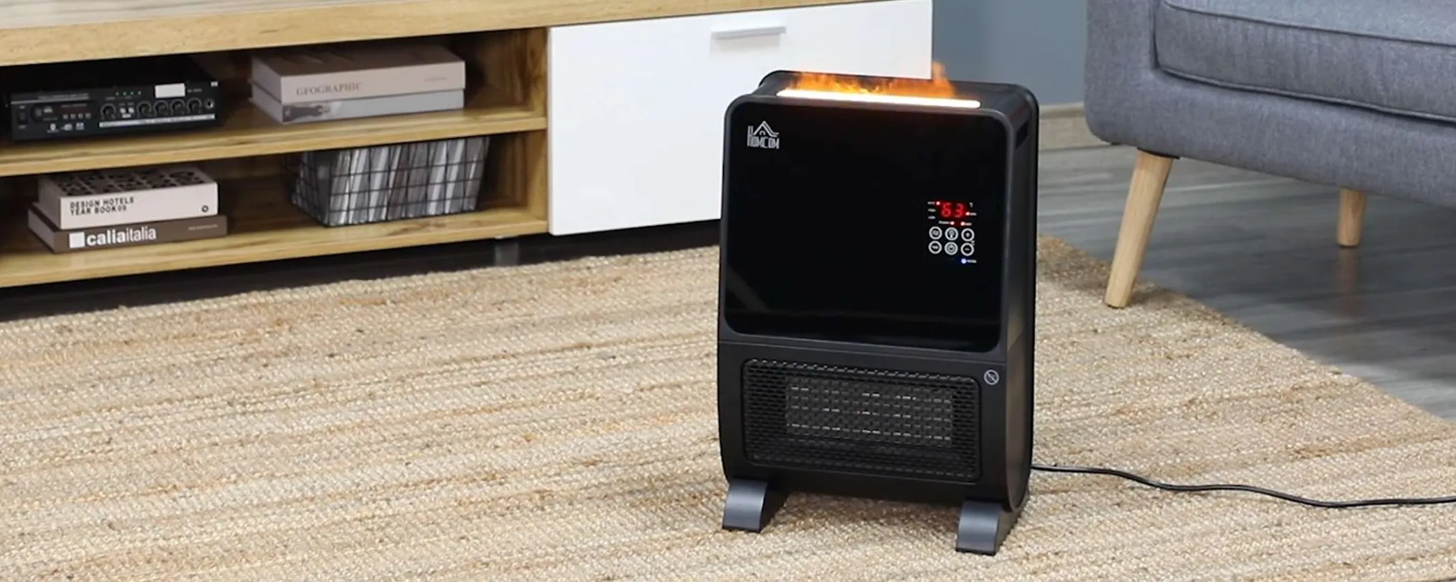 La stufa elettrica (con umidificatore) che ti riscalda l'inverno: 15% di sconto su eBay
