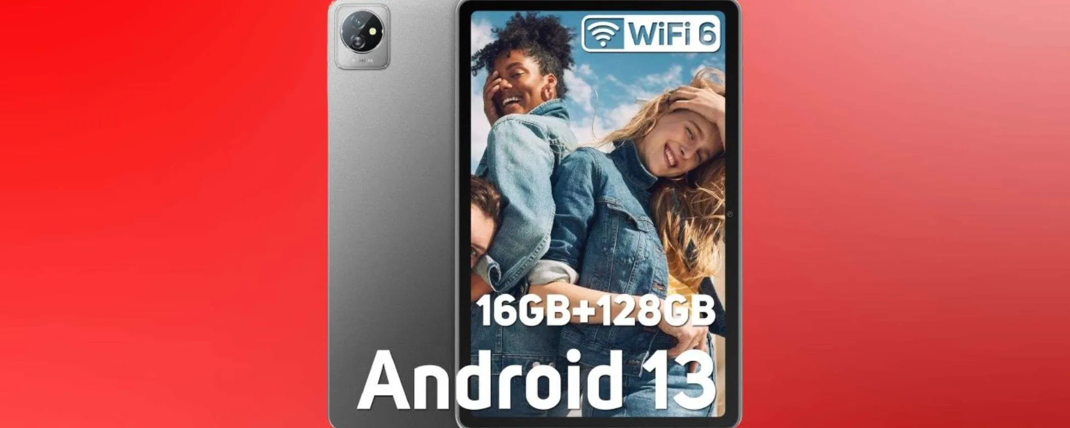 Tablet Android 13: con lo sconto del 67% lo paghi meno di 100€