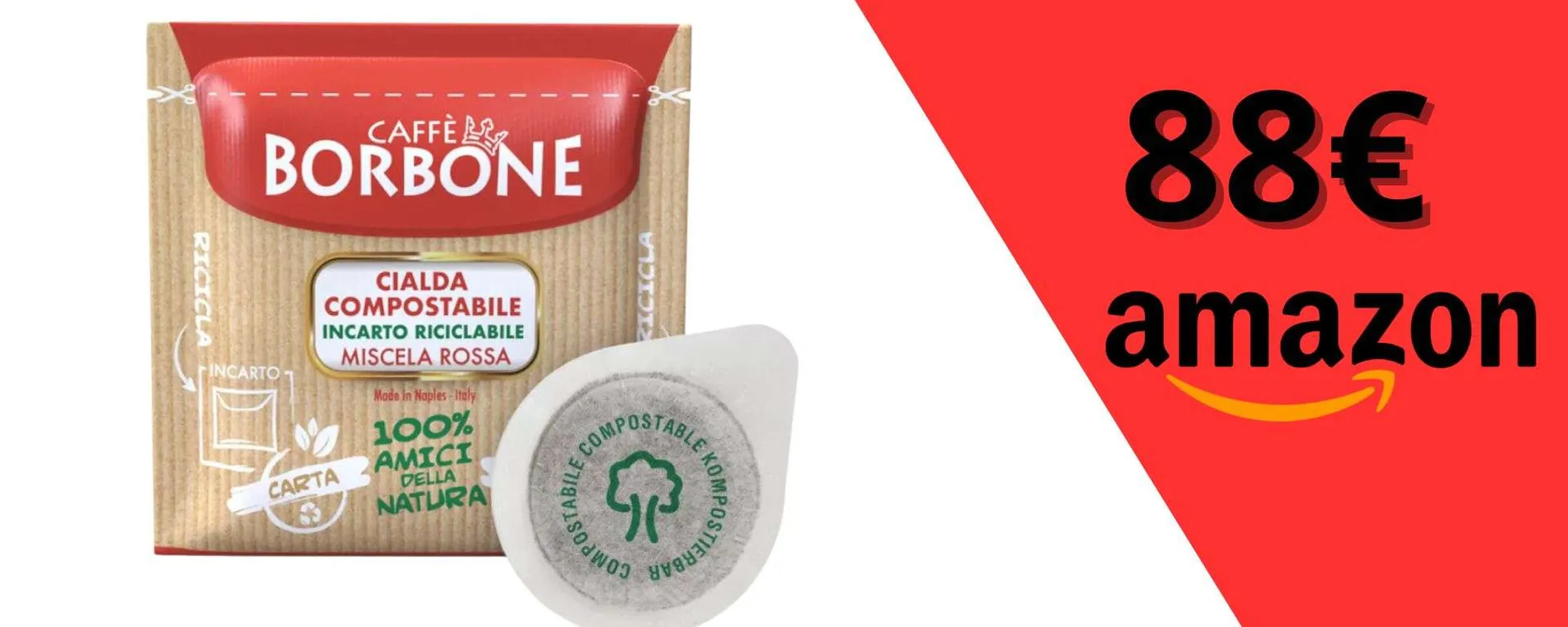 Corri a fare scorta: 600 cialde miscela rossa in offerta ad un prezzo ridicolo