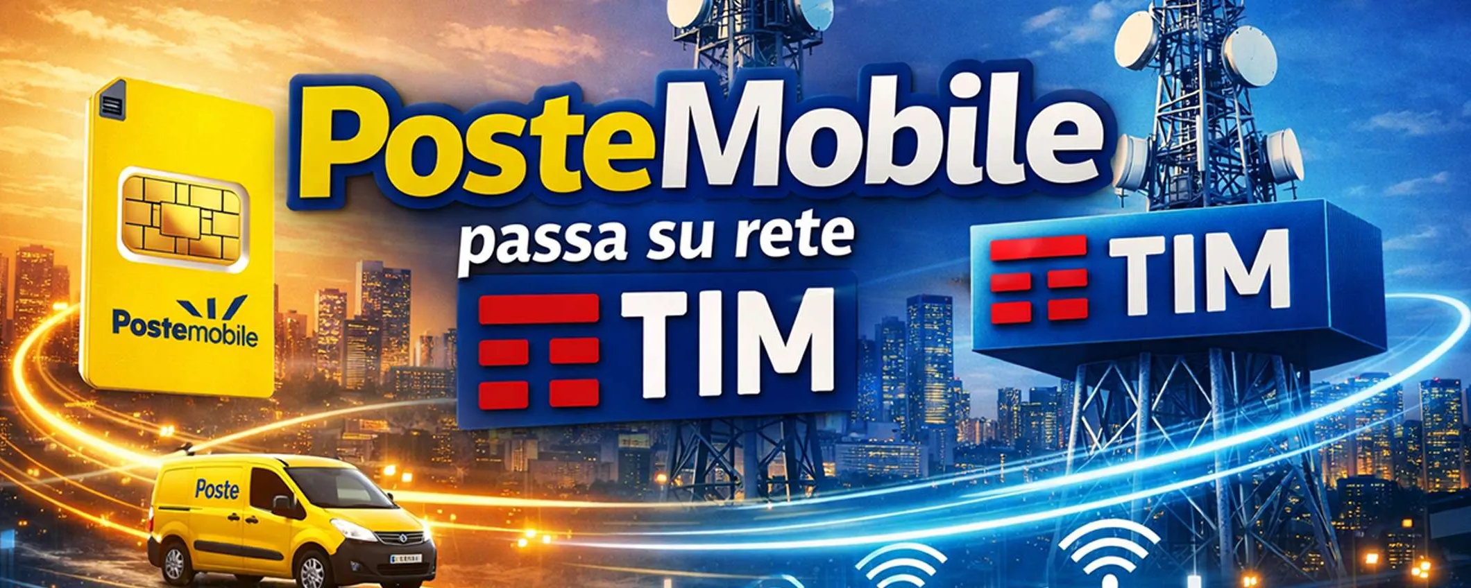 PosteMobile migra su rete TIM: cosa cambia per i clienti