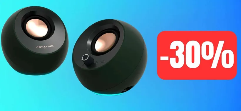 Casse per PC Creative Pebble Pro con illuminazione RGB in SCONTO Amazon