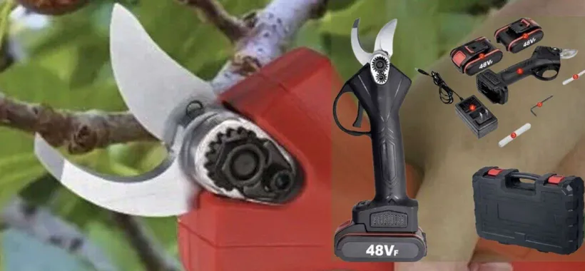 Forbici da potatura a 34,90€ con 2 batterie e custodia: prezzo INCREDIBILE