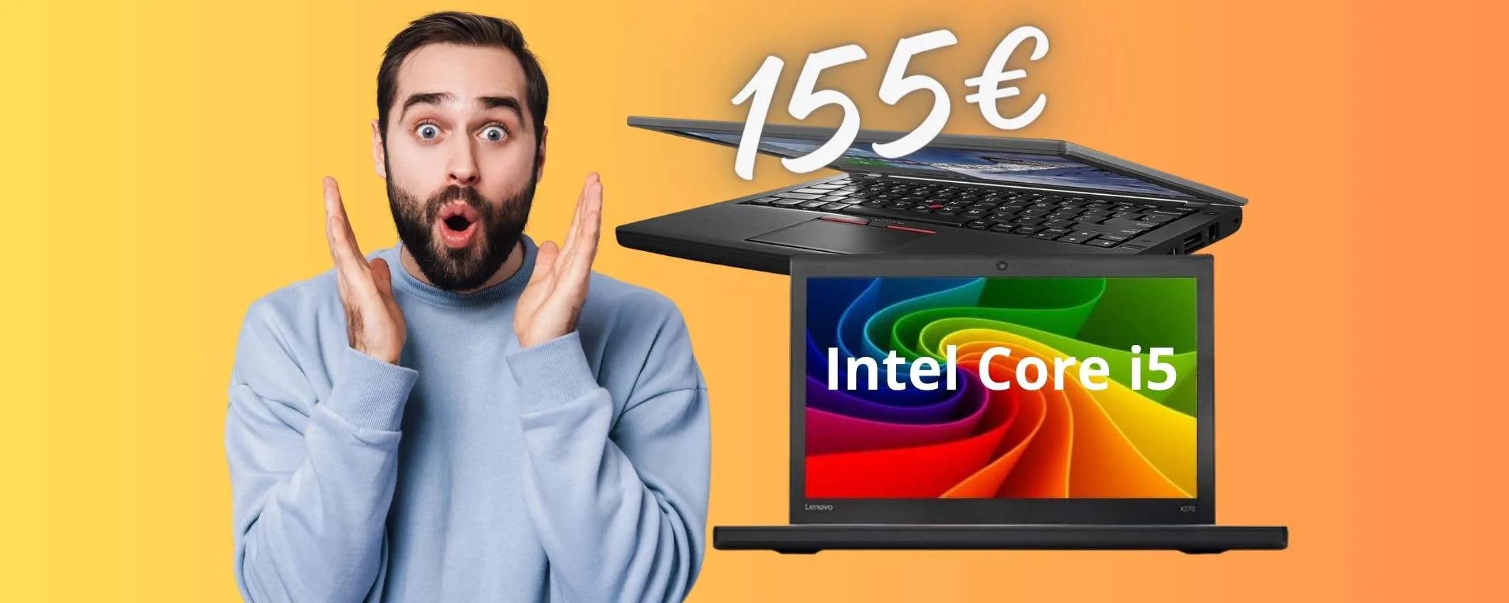 Lenovo ThinkPad X270: portatile ricondizionato garantito con i5 a 155€