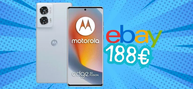 Motorola Edge 50 Fusion da 256GB al prezzo più basso del Web (188€)