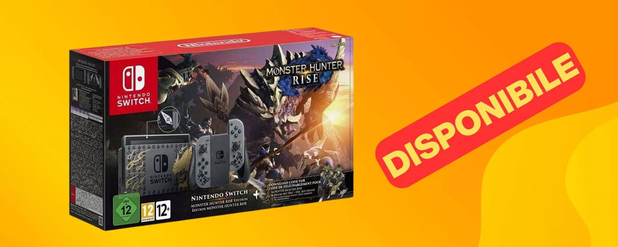 La rarissima Nintendo Switch Edizione Monster Hunter è tornata su Amazon