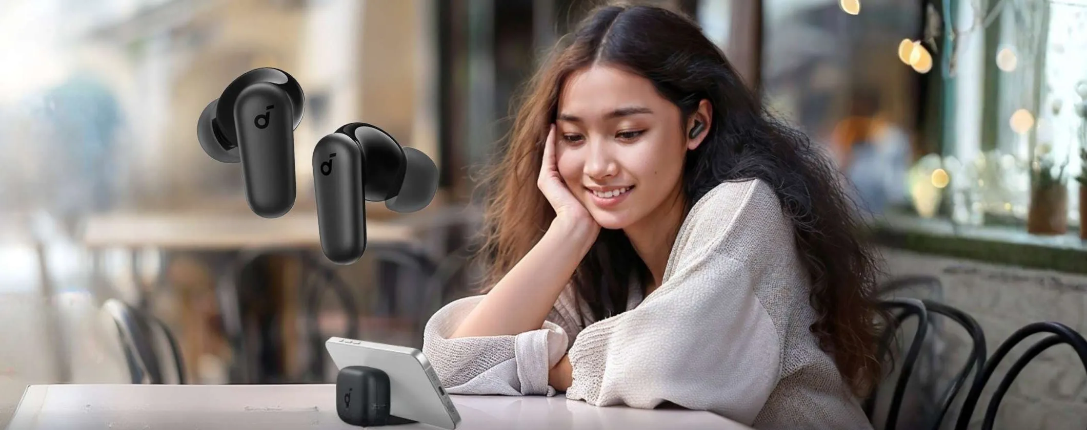Auricolari Bluetooth Soundcore P30i con il doppio sconto Amazon sono super
