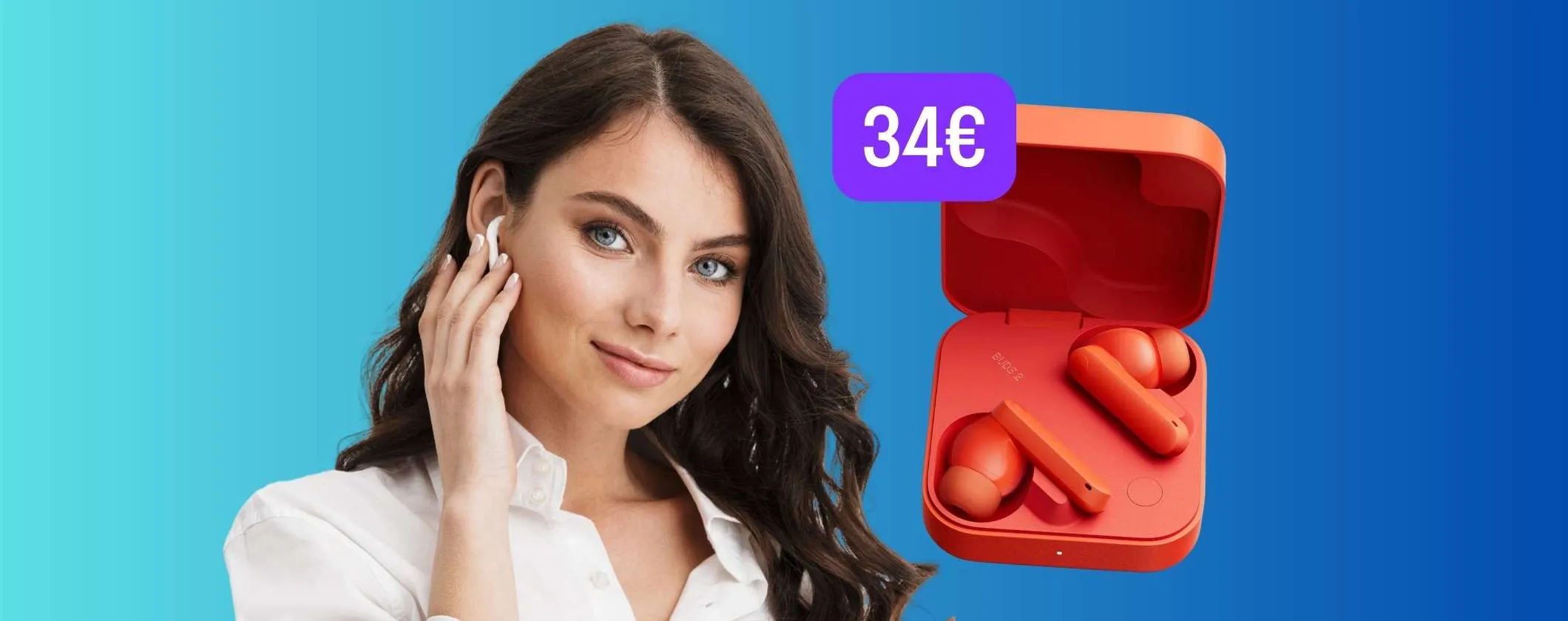 Auricolari wireless CMF Buds 2 in offerta limitata a soli 34€ sono un affare