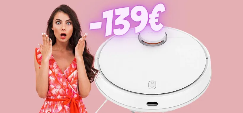 Xiaomi Robot Vacuum S10: robot che aspira e lava tuo a 139€ in MENO