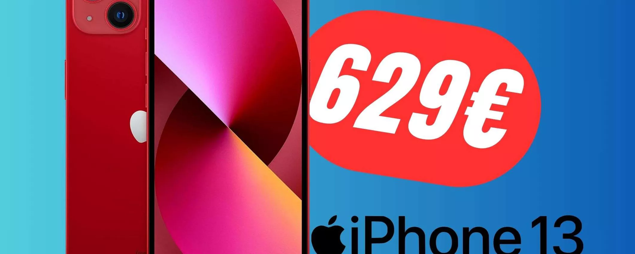 Apple iPhone 13 (PRODUCT) RED è in OFFERTA su Amazon!