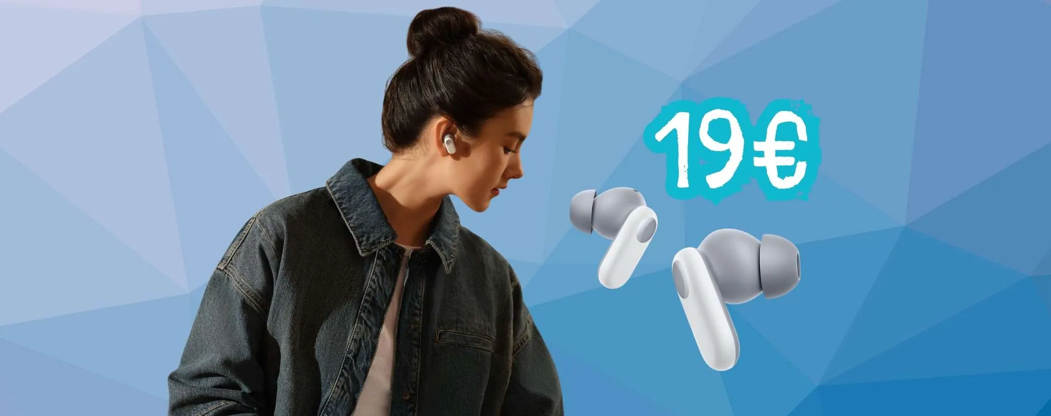 Sconto outlet per gli auricolari Bluetooth OPPO Enco Buds2 Pro (19€)