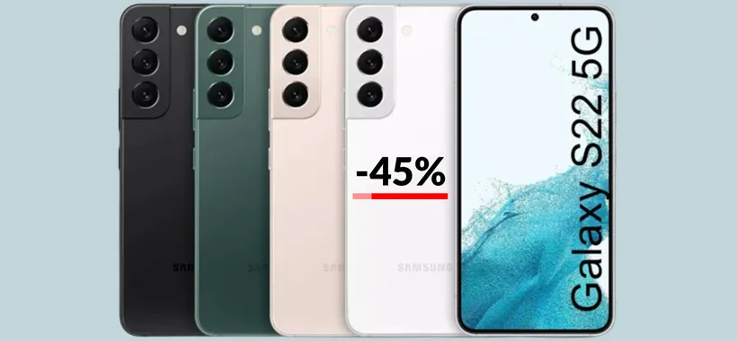 Samsung Galaxy S22 5G va preso ora con il super sconto (-45%)