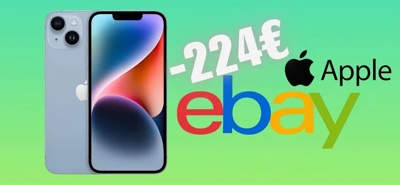 iPhone 14 da 128GB su eBay a PREZZO STRACCIATO (-224€)