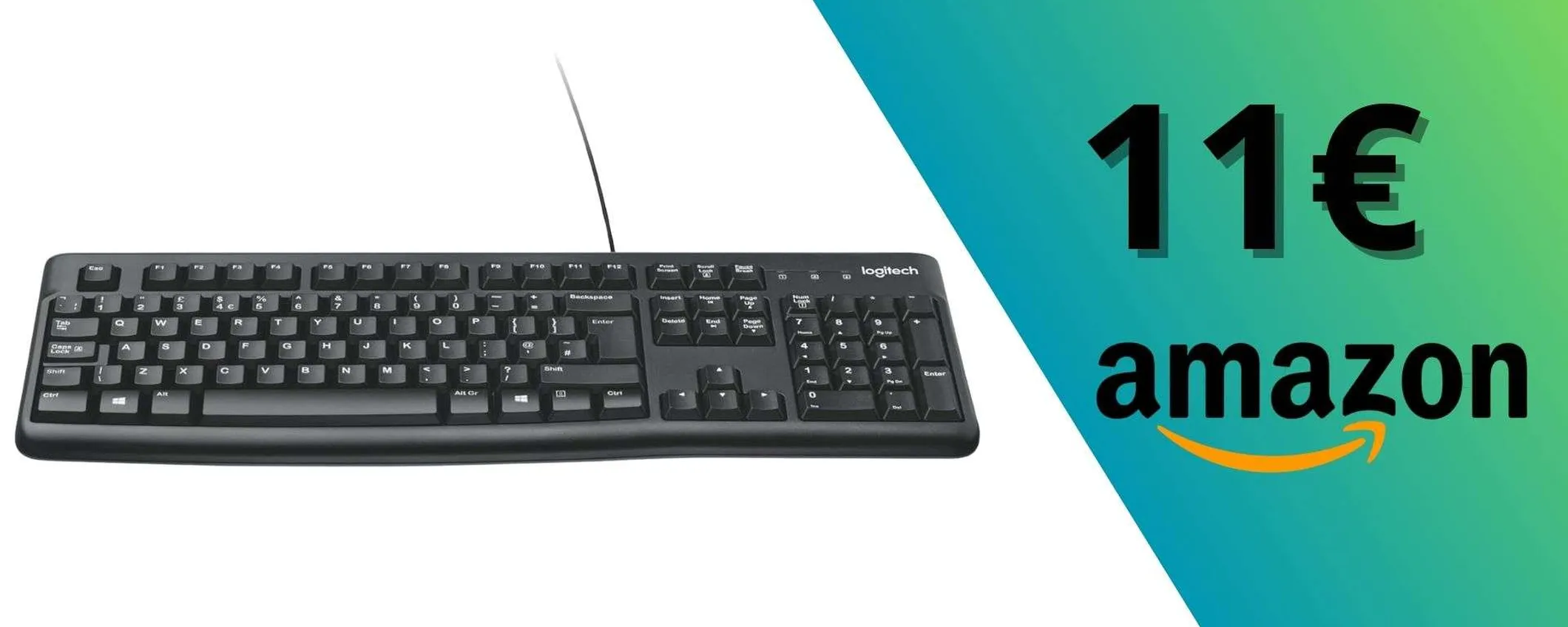 Logitech K120 a soli 11,67€: tastiera cablata affidabile con sconto imperdibile