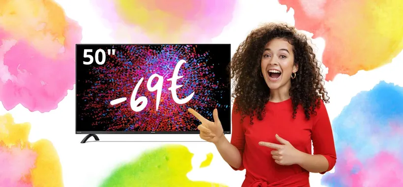 Sharp Aquos da 50" 4K UHD con Android 11 a 69€ in MENO