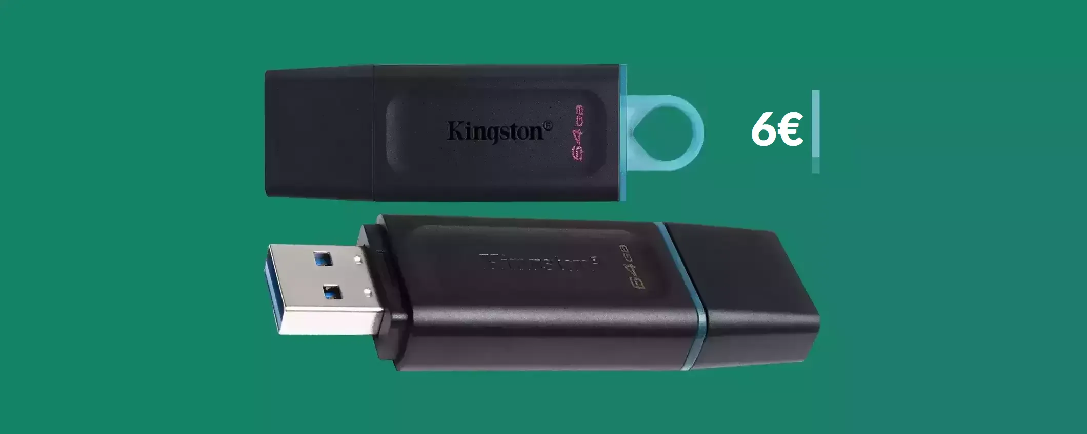 Chiavetta USB da 64€: oggi bastano appena 6€ per portarla a casa