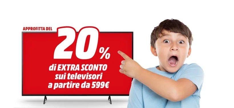 MediaWorld Extra Sconto TV: il nuovo digitale terrestre non è un problema