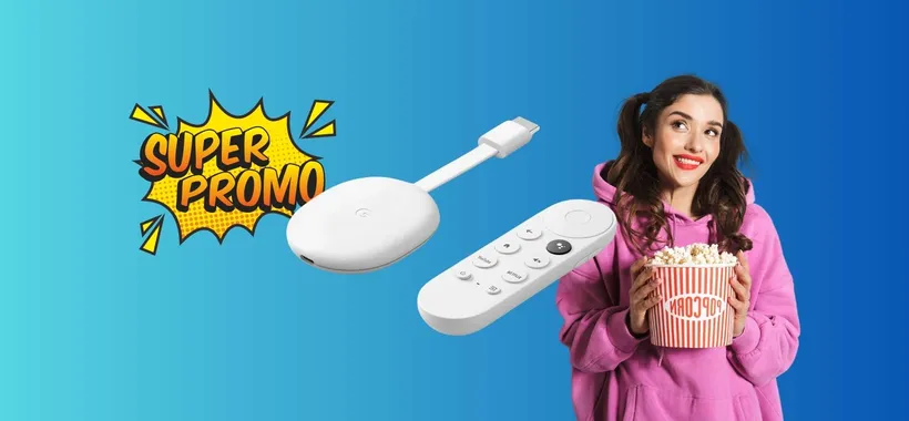 Un mondo di intrattenimento ti aspetta con Chromecast Google TV