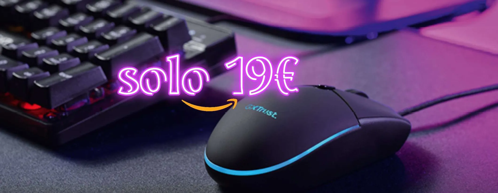 Combo Tastiera + Mouse Gaming Trust GXT a soli 19€ su Amazon è FOLLIA