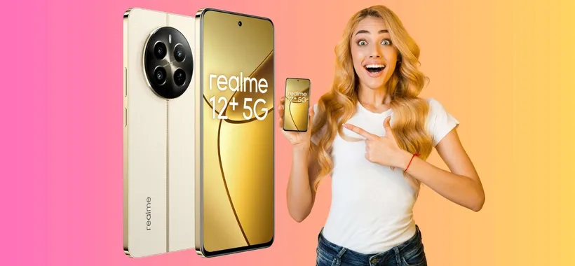 Realme 12+ 5G da 256GB, con lente Sony LYT-600 e ricarica da 67W a soli 175€