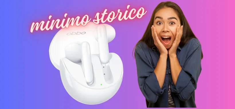 OPPO Enco Air3 al MINIMO STORICO su Amazon, da prendere al VOLO (-41%)