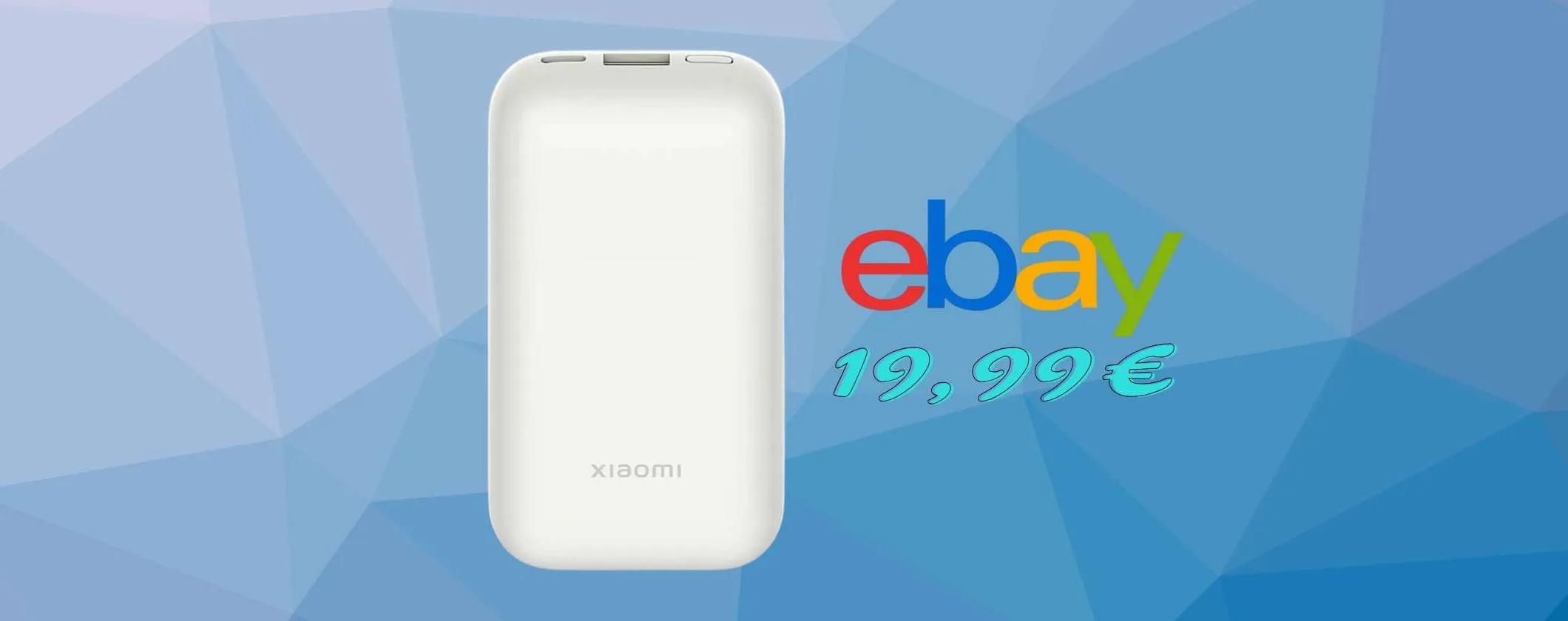 Power Bank Xiaomi da 10000 mAh con ricarica rapida da 33W a MENO di 20€