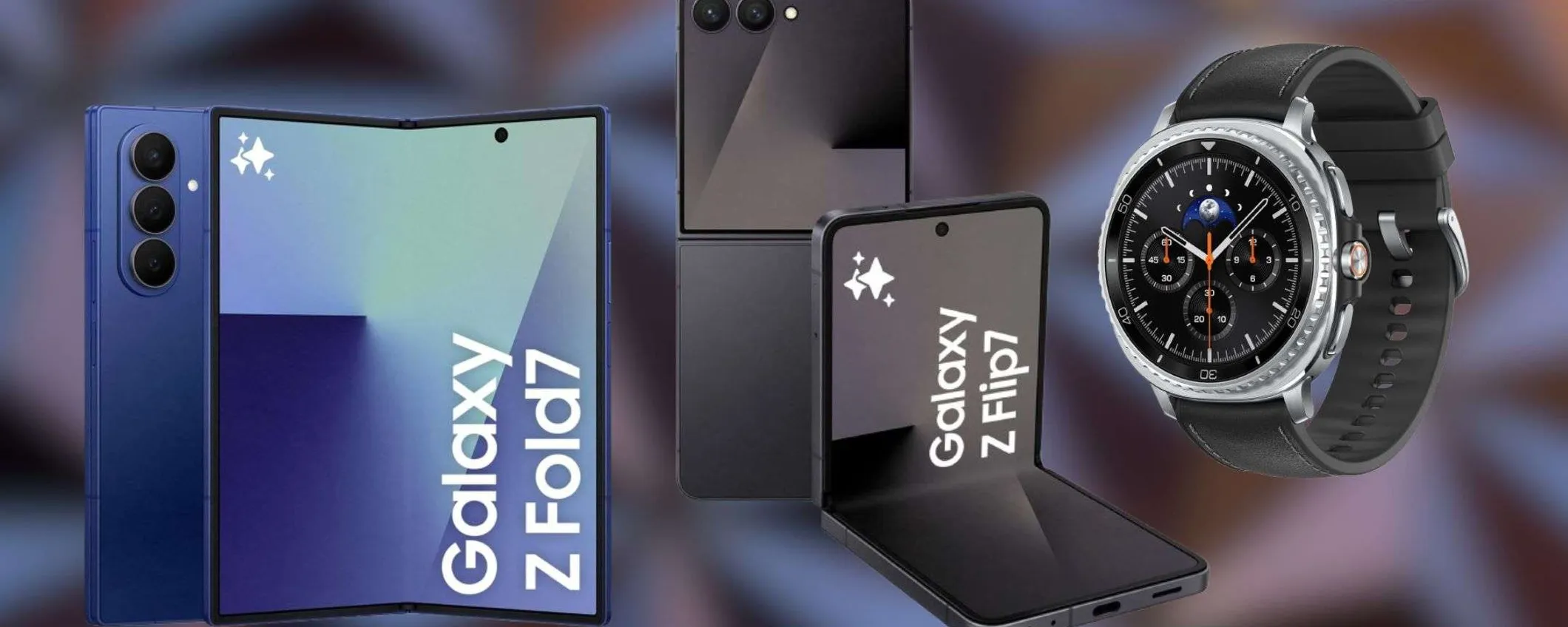 Samsung Galaxy Z Fold 7, Z Flip 7 e Watch 8 già su Amazon: SCONTO Prime Day