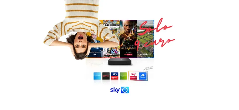 Prova Sky Q: oggi a 9€, senza vincoli e senza parabola