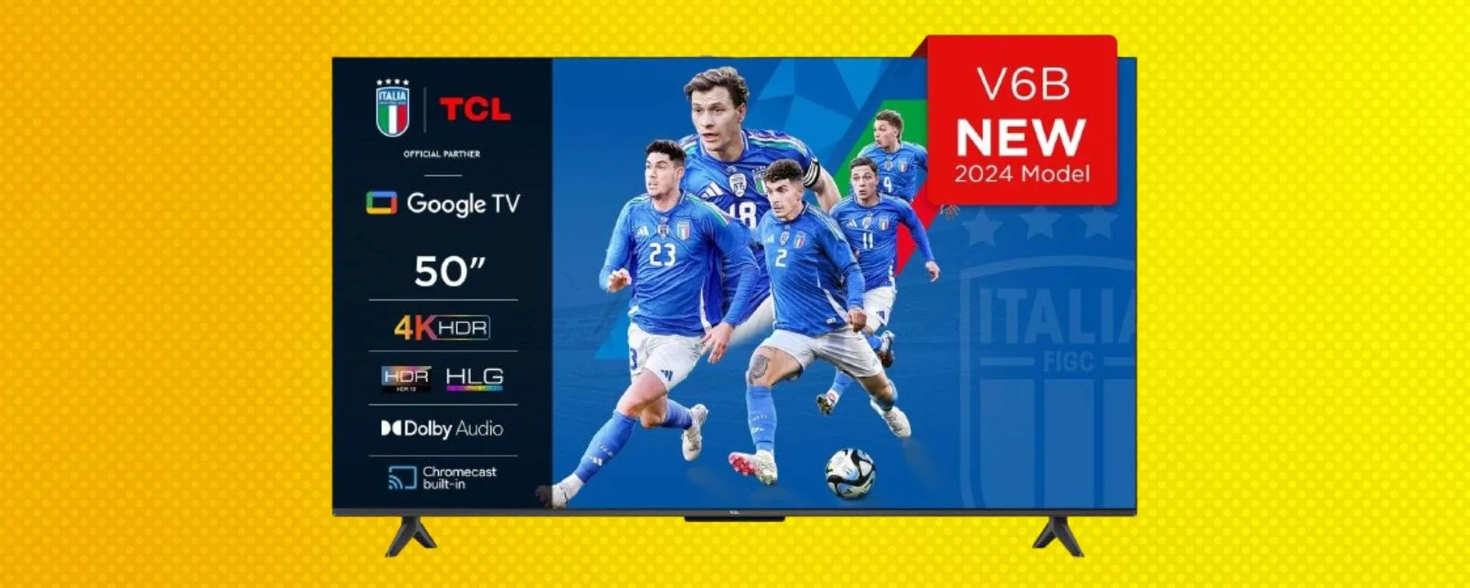 Smart TV TCL Ultra HD 4K da 50 pollici, offerta imperdibile: oggi tua a 349€
