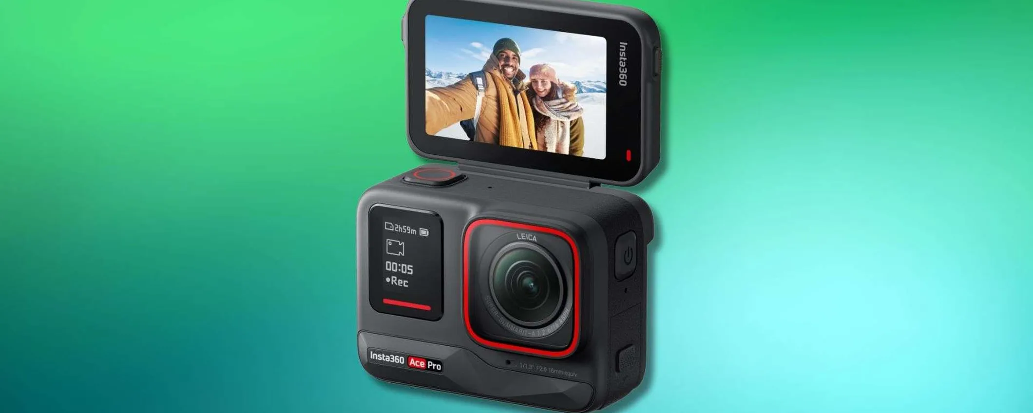 Insta360 Ace Pro a 429,99€: action cam premium co-progettata con Leica, 4K a 120fps e AI avanzata