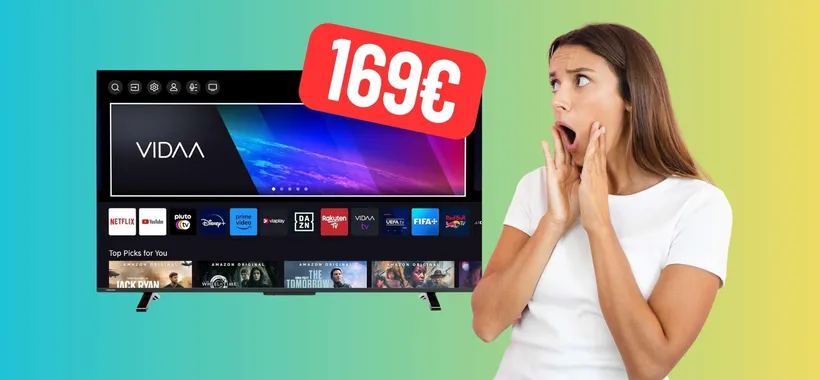Smart TV Toshiba da 40 pollici FHD al minimo storico su Amazon (169€)