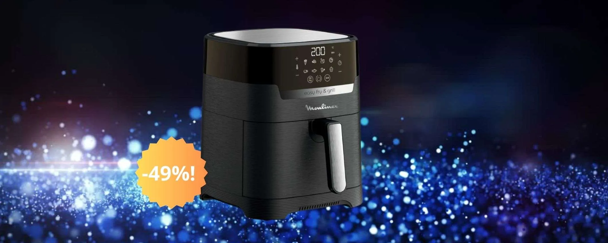 Moulinex Easy Fry e Grill: piatti sani e gustosi ad un prezzo strabiliante