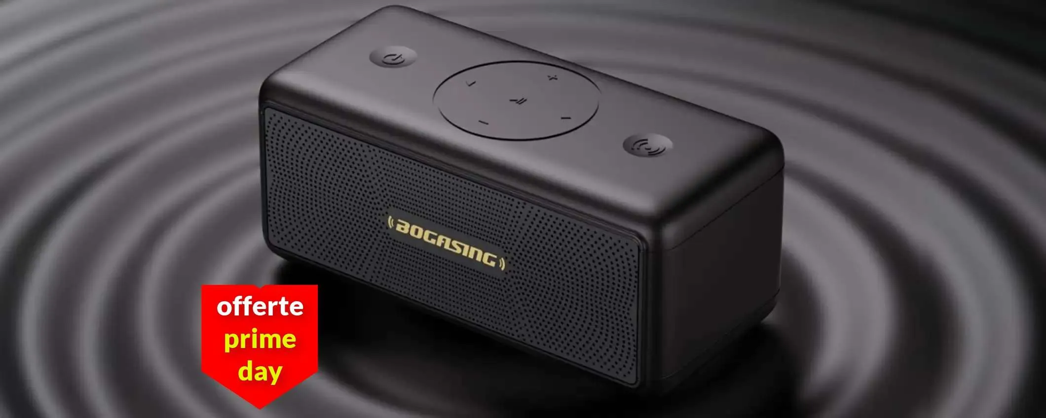 Cassa Bluetooth in sconto a 53€: estate in musica per gli utenti Prime