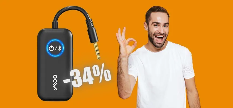 Bluetooth per TUTTI con questo adattatore e ricevitore al 34%