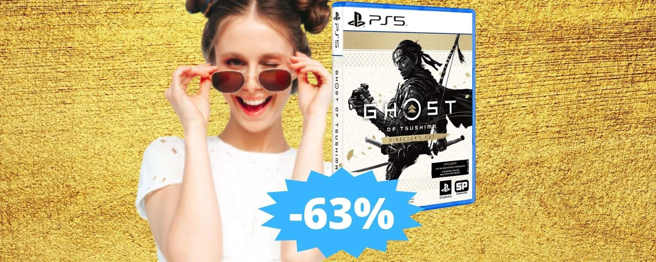 Ghost of Tsushima Director's Cut PS5 CROLLA il prezzo su Amazon