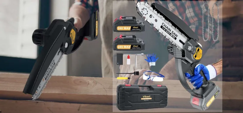 Amazon sta dando i numeri: 37€ per motosega, 2 batterie e accessori (-50%)