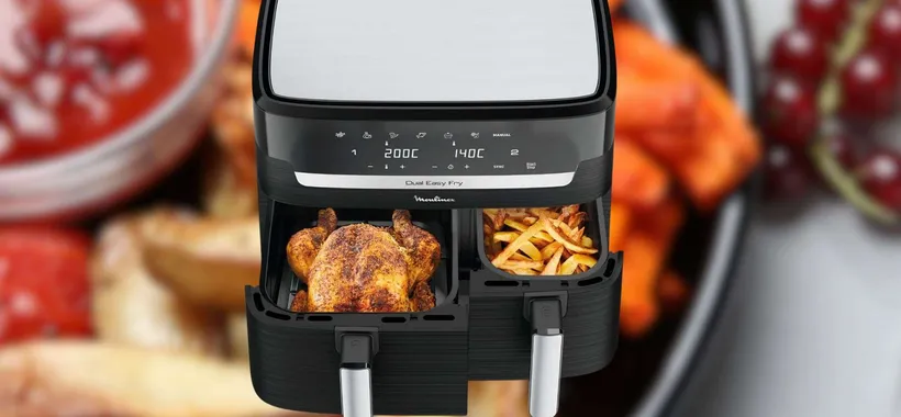 Moulinex SHOCK: friggitrice ad aria DUE cestelli XL con sconto 50%, follia