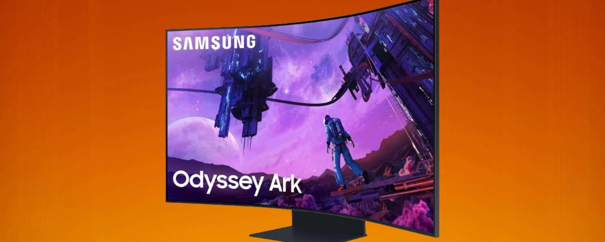 Monitor Samsung Odyssey Ark con il 41% di sconto: immenso in tutto