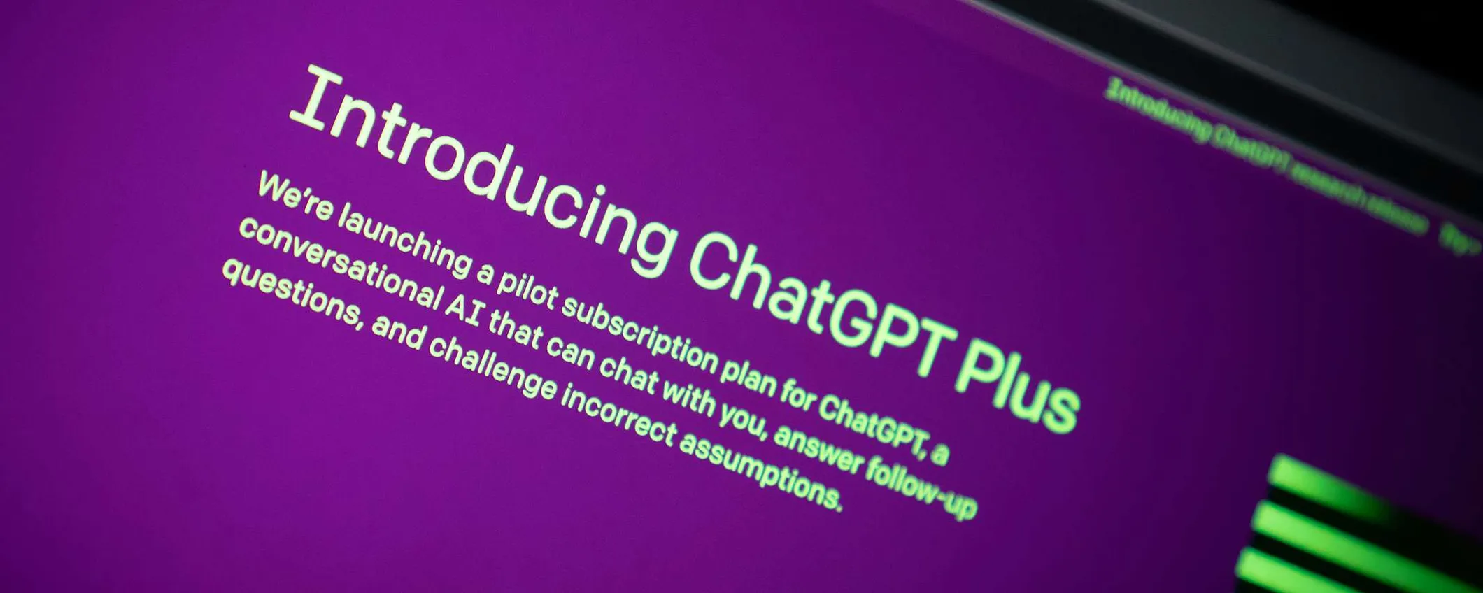 ChatGPT potrebbe presto offrire abbonamenti settimanali e a vita