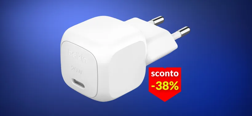 Caricabatteria veloce per iPhone e Android: la qualità di Belkin a 9€