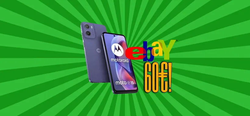 Budget bassissimo? Scegli il motorola moto e15 a 60€ su eBay