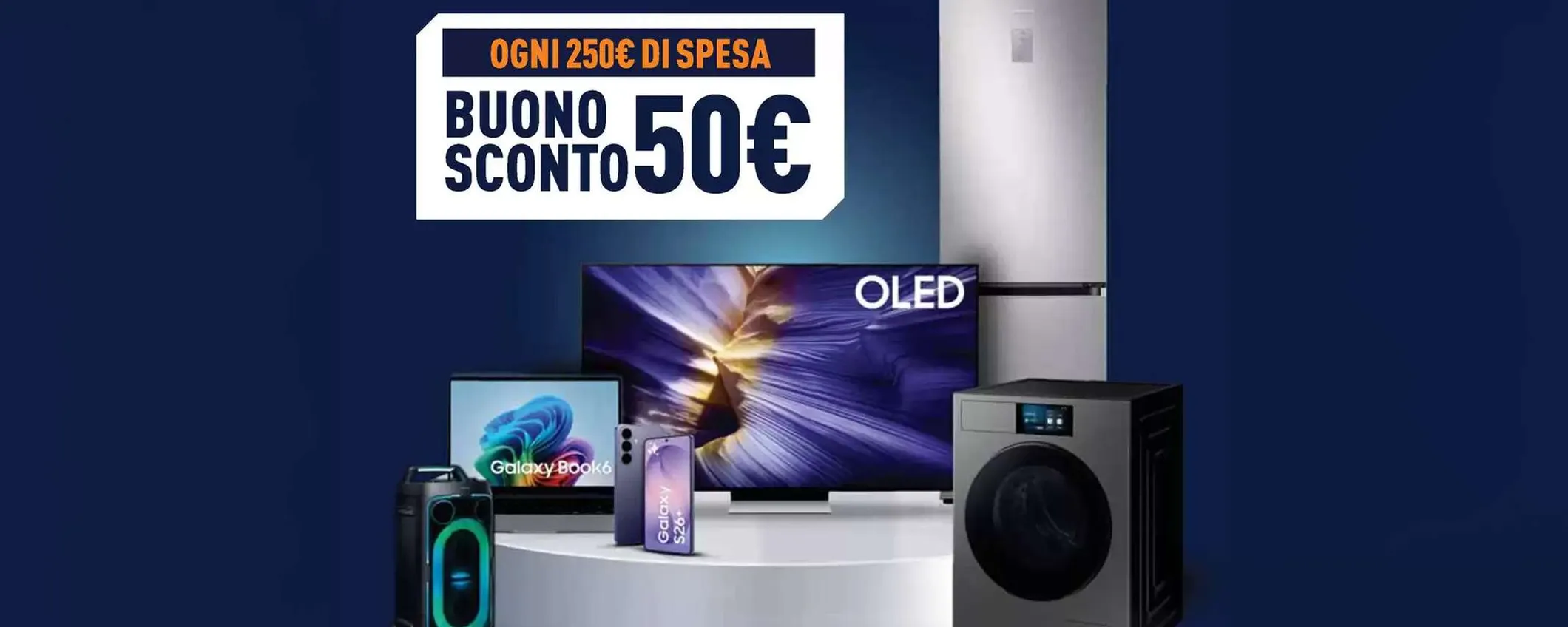 Volantino Unieuro, la Samsung Week ti regala buoni sconto da 50€