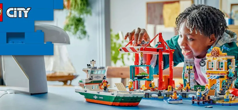 Set LEGO City Porto e Nave Merci a prezzo ribassato: occasione Amazon (-20%)