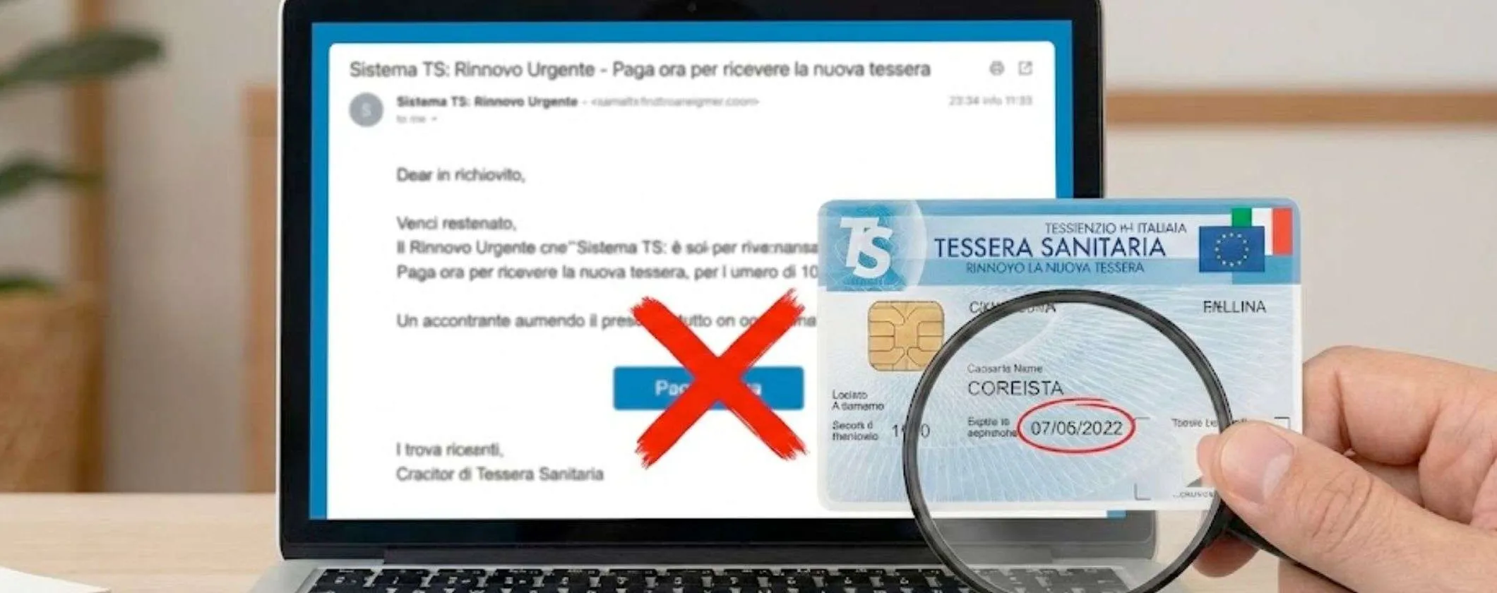 Rinnovo Tessera Sanitaria: la nuova truffa online è pericolosissima