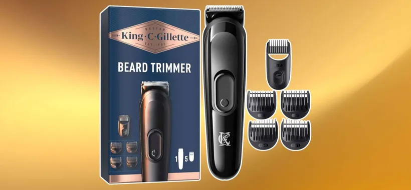 Regolabarba King C. Gillette con accessori in MAXI SCONTO: su Amazon costa meno di 25€