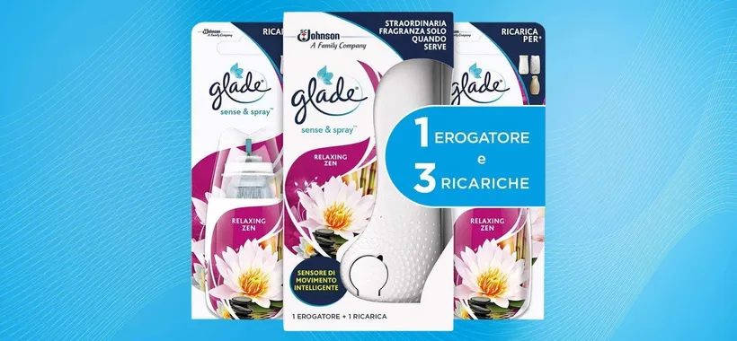 Profumatore Glade, il kit per avere casa perfetta (7,99€)