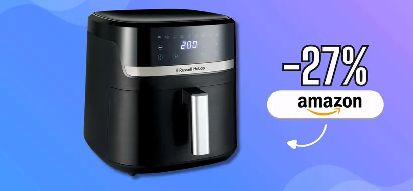 Friggitrice ad aria XXL: costa meno di 80€ e ti fa diventare uno chef