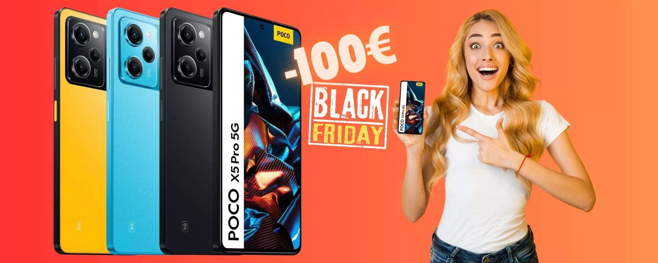POCO X5 Pro 5G a meno di 60€ per 5 mesi senza interessi (-100€)
