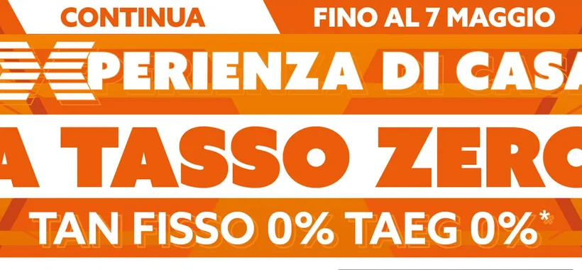 Volantino Expert: tasso zero e maxi-sconti fino a maggio