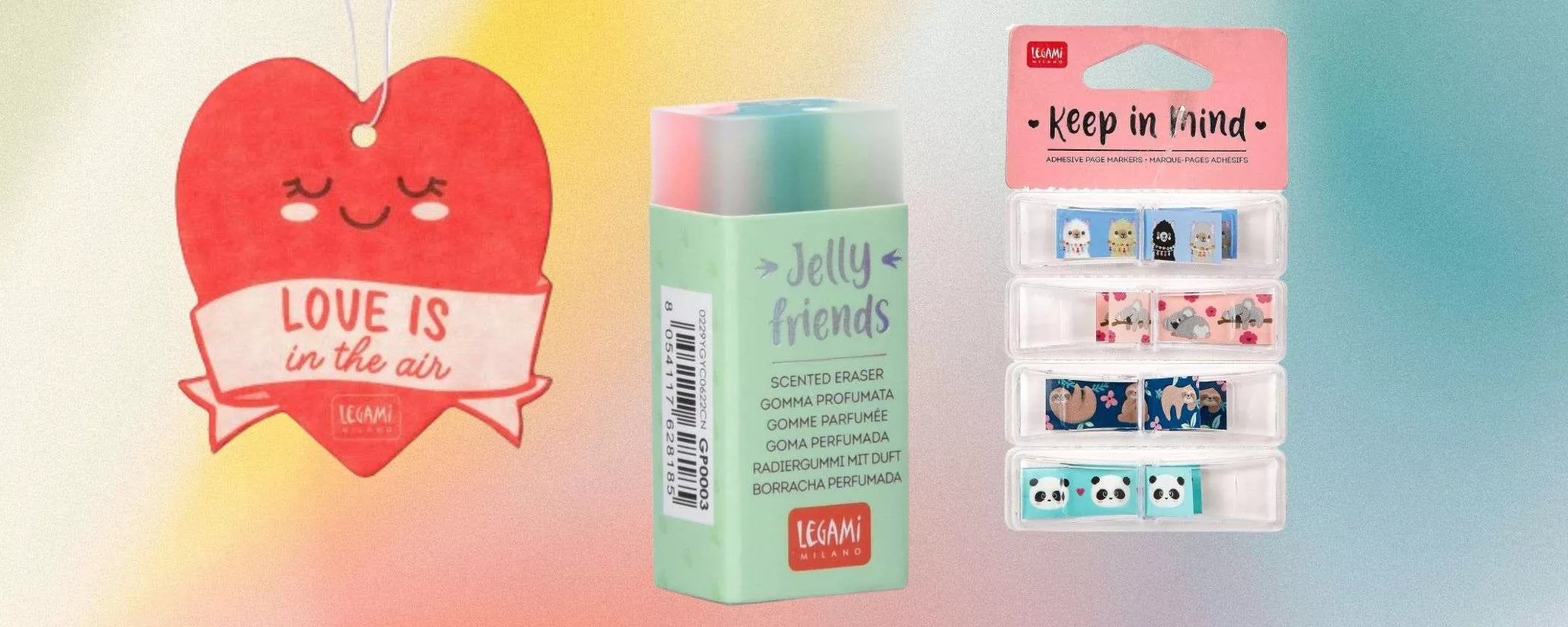 Legami Jelly Friends Scented Eraser